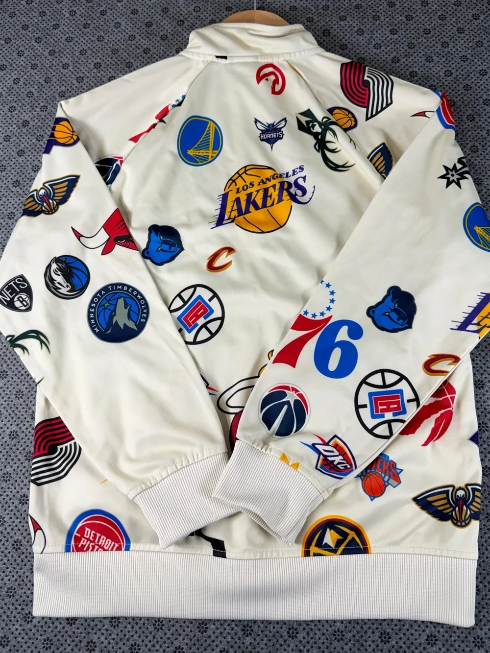NBA Team Logos Lightweight Full Zip Up